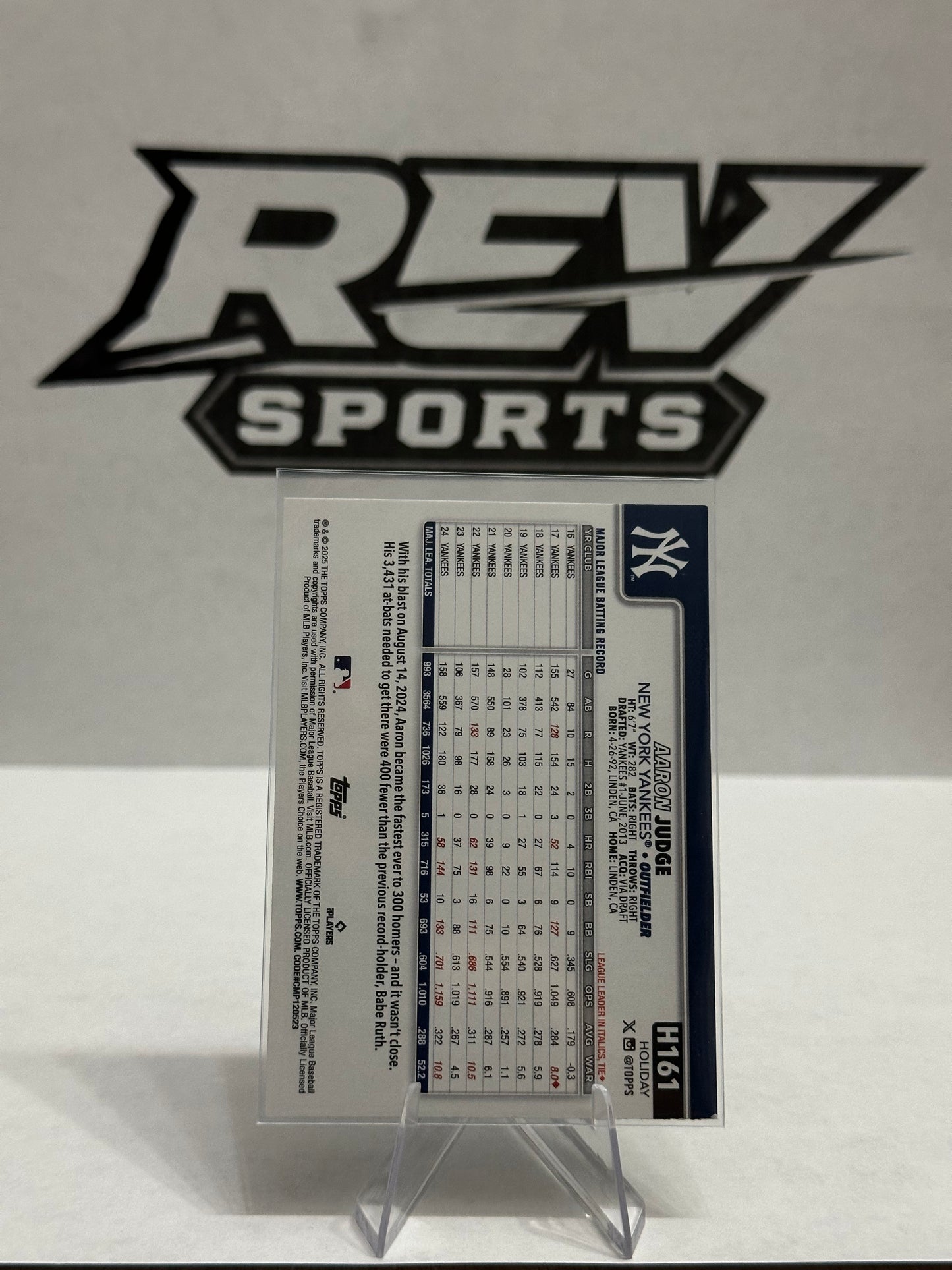 Aaron Judge H161 - Holiday